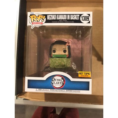 A Funko Pop Deluxe Demon Slayer Nezuko Kamado In Basket Hot Topic Exclusive Shopee