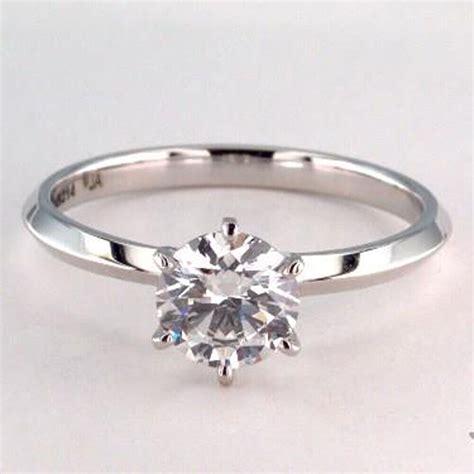 Bague De Mariage En Diamant Certifi E IGI GIA 1 Carat Cr E En Or