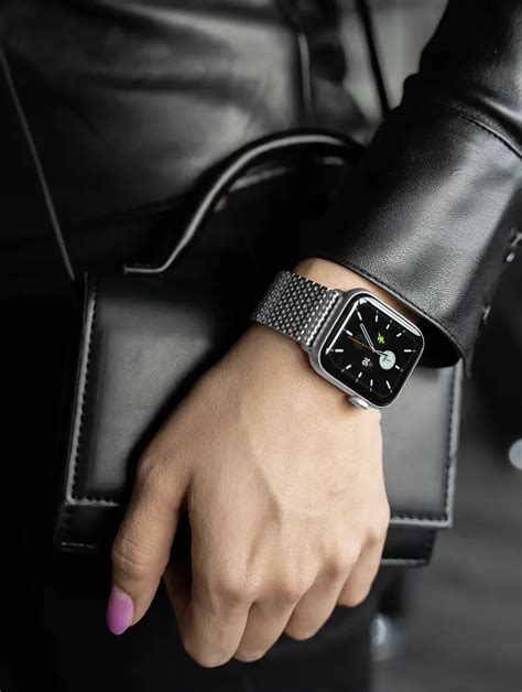 Apple Watch Luxe Metalen Mesh Bandje Zilver Smartwatchbanden Nl