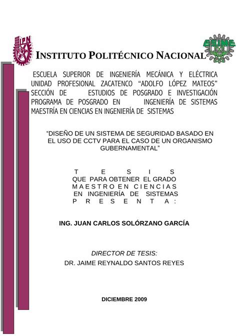 PDF INSTITUTO POLITÉCNICO NACIONAL 2015 10 01 INSTITUTO