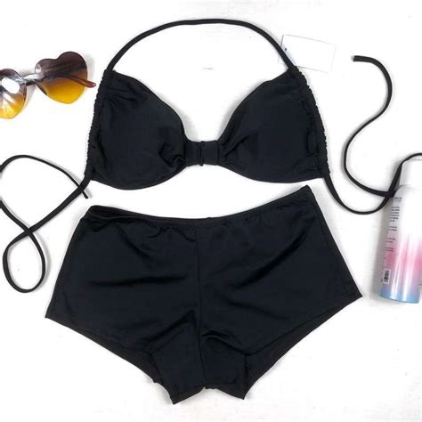 Promo NAIA BOXER SOLID Bikini Set Bikini Pantai Bikini Boxer Baju Renang Bikini Sexy