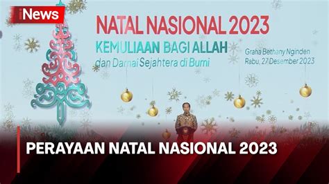 Perayaan Natal Nasional Youtube