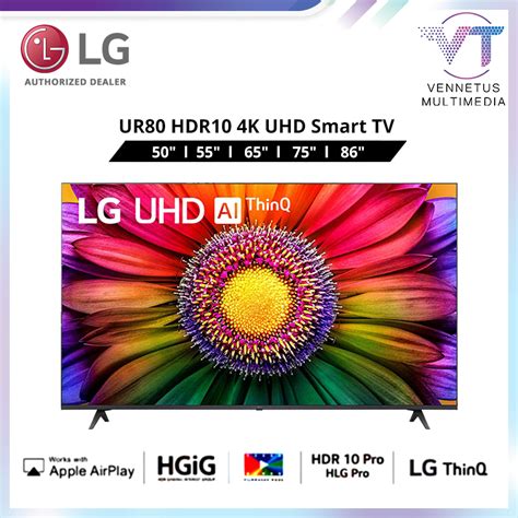 [free Shipping] Lg 50 55 65 75 86 4k Smart Uhd Led Tv Ur80 Ur81