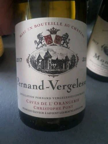 Caves De L Orangerie Christophe Pont Pernand Vergelesses Vivino Us