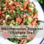 Mediterranean Eggplant Chickpea Salad A Cedar Spoon