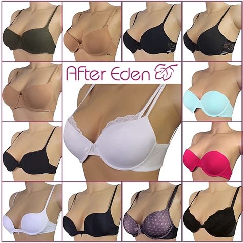 AFTER EDEN PUSH Up T Shirt BH Büstenhalter schwarz weiß nude oliv Spitze NEU EUR 14 90 PicClick DE