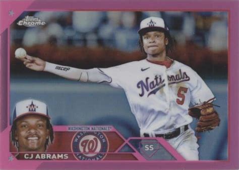 Topps Chrome Pink Refractor C J Abrams Compra Online En Ebay