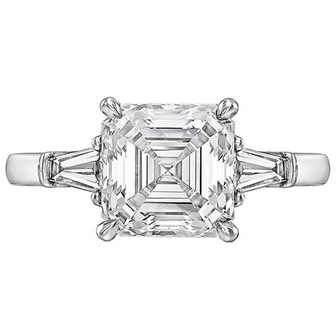 Betteridge 301 Carat Asscher Cut Diamond Ring At 1stdibs