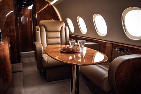 Premium AI Image | Luxury Private Jet Interior Illustration AI Generative