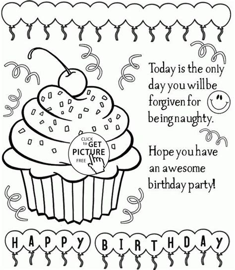 Greeting Card Coloring Pages At GetColorings Free