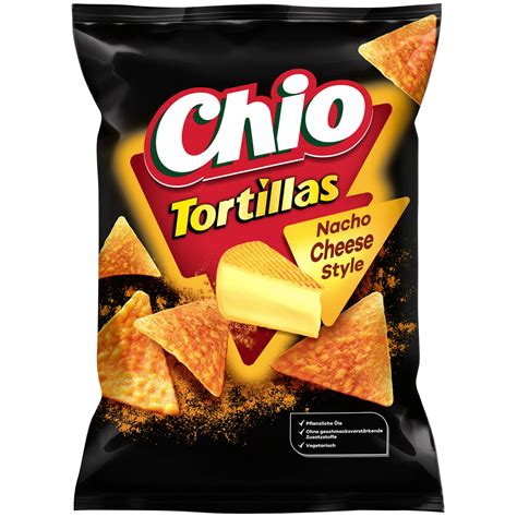 chio tortillas chips nacho cheese