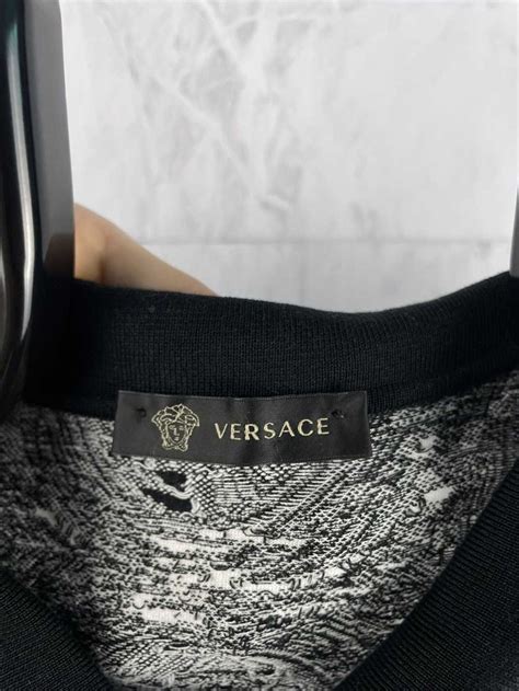 Luxury × Versace Versace Medusa Full Print Polo Shirt Gem