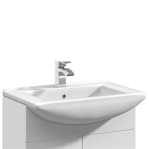 Nuie Saturn 650mm Square Semi Recessed Basin NBC103 Bathroom House