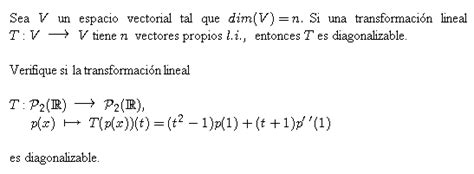 Ejercicios Resueltos De Álgebra Lineal Transformaciones Lineales