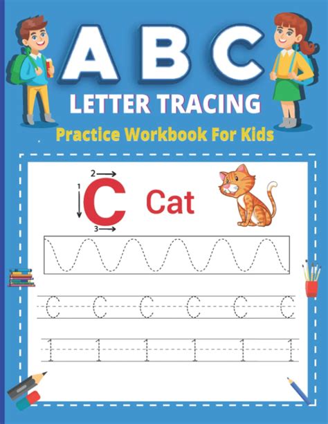 Buy Abc Letter Tracing Practice Workbook For Kids Preschool And