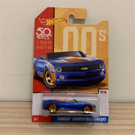 Hot wheels 風火輪小汽車 週年吊卡 camaro convertible concept 蝦皮購物