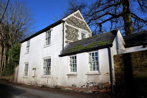 Flint Cottage Long Lane Heronsgate Chorleywood Stock Photo - Download ...