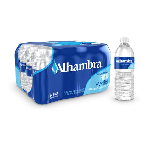 Alhambra® Crystal-Fresh™ Purified Water | 0.5 Liter Bottled Water