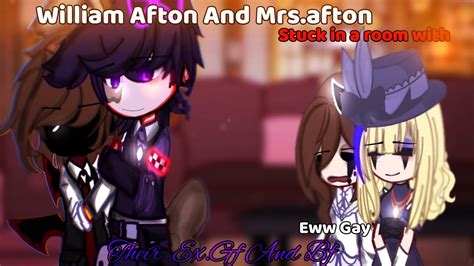 William Afton And Mrs Afton Stuck In A Room With Their Ex Gf And Ex Bf