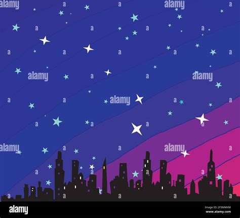 Cityscape night background Stock Vector Image & Art - Alamy