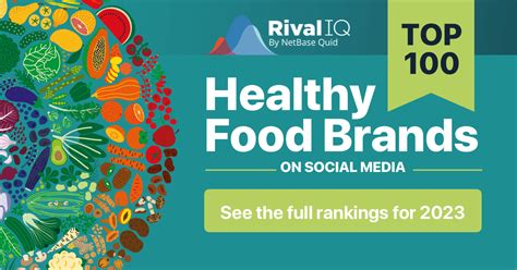 Top 100 Healthy Food Brands On Social Media Rival Iq