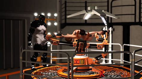 Fuck Machine Crazy Sex Male Android Plays With A Horny Girl In Restraints
