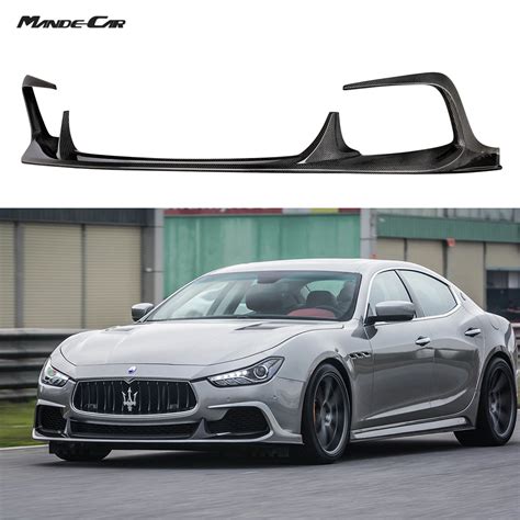 Car Front Lip Side Skirts Rear Diffuser With Apron For Maserati Ghibli