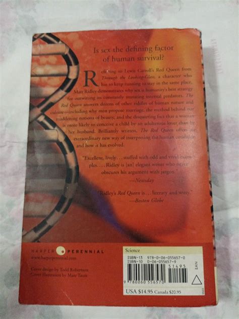 The Red Queen Sex And The Evolution Of Human Nature Matt Ridley Hobbies Toys Books
