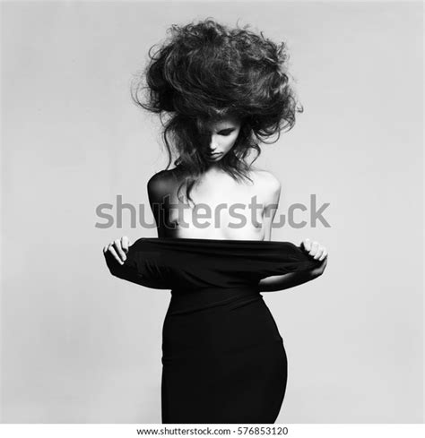Studio Fashion Portrait Nude Sensual Woman Stock Photo 576853120 Shutterstock