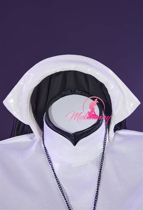 Gothic Nun Sexy Lingerie Set Halloween Sexy Cutout Bodysuit Jumpsuit Costume Top Quality