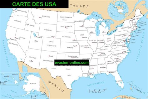 Images Carte Des Usa Info ≡ Voyage Carte Plan