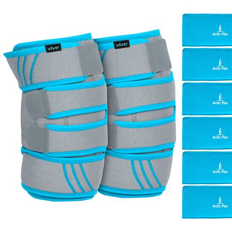 Vive Knee Ice Pack Wrap Pack Cold Hot Gel Compression Brace For Arthritis Pain Tendonitis