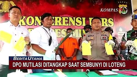 Dramatis Polisi Berhasil Tangkap Dpo Mutilasi Mimika Saat Sembunyi Di