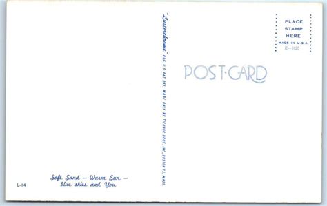 BATHING BEAUTY Risque Red Head BLUE POLKA DOT BIKINI Ca 1960s Postcard Topics Risque Women