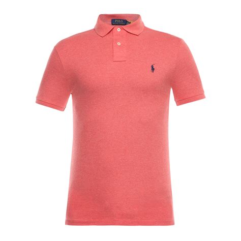 Buy Polo Ralph Lauren Pink Solid Polo Online 582815 The Collective