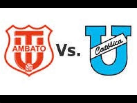 Tecnico U Vs U Catolica En Vivo YouTube