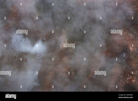 Hot Spring On Iceland Stock Photo Alamy