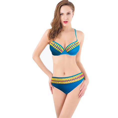 Bright Sexy Brazilian Bikini Bandage Women Swimwear Push Up Swimsuit Low Waist Biquini