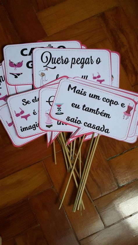 Placas Divertidas Chá de Lingerie Elo Produtos Especiais