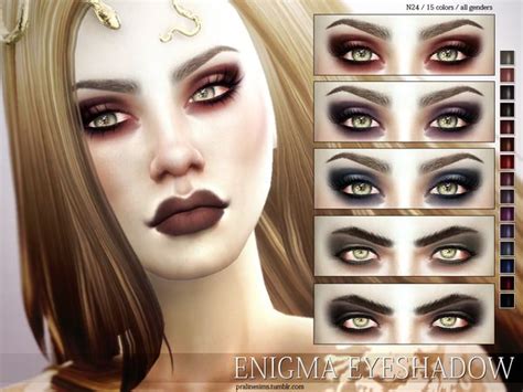 Pralinesims Enigma Eyeshadow N24 Makeup Cc Sims 4 Cc Makeup Queen