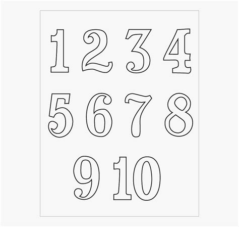 Numbers Clipart Black And White 10 Free Cliparts Download Images On