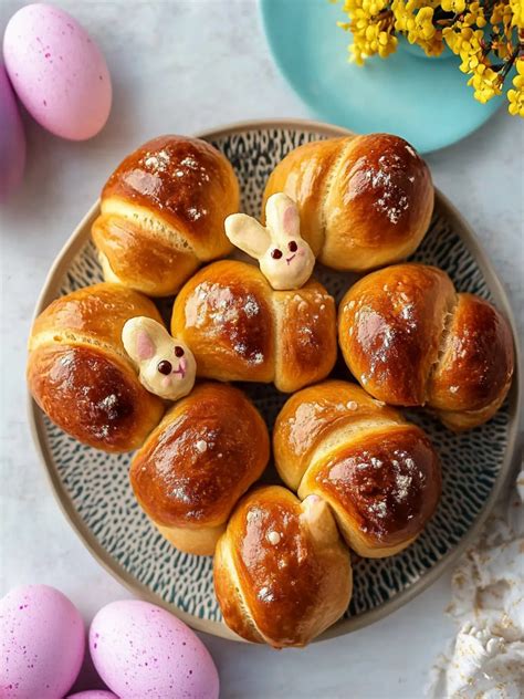 irresistible bunny buns easy easter bread rolls  joy