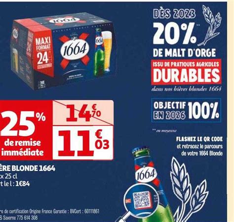 Promo Bi Re Blonde Chez Auchan Icatalogue Fr