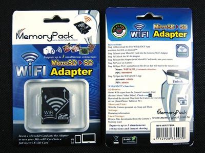 wifi@sdcf wifi micro sd adapter sd card memory card reader wjp memorypack