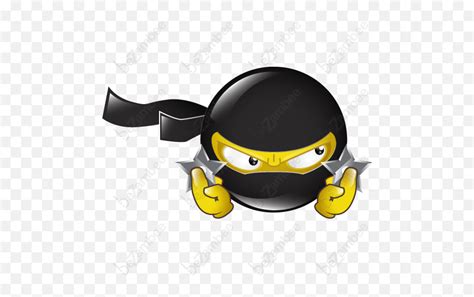 Cartoon Emoji Ninja Emoticon Free Transparent Emoji Emojipng