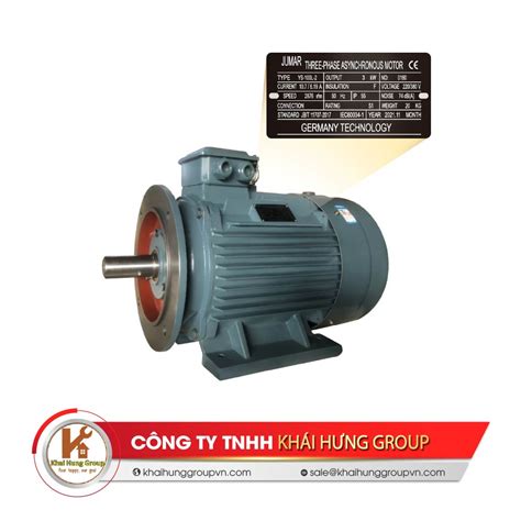 Mô tơ Jumar 3 pha 4 kW 5 5 HP kiểu mặt bích