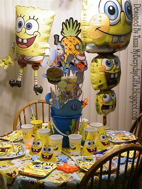 Spongebob Birthday Party 25th Birthday Parties 16th Birthday