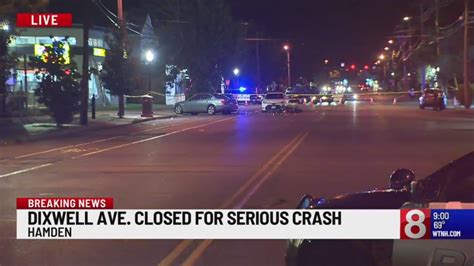 Police Investigating Serious Crash On Dixwell Ave In Hamden