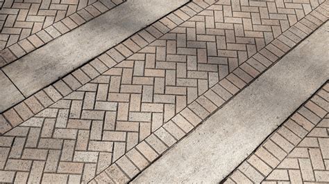 Seamless Sidewalk Texture Materials Of The World