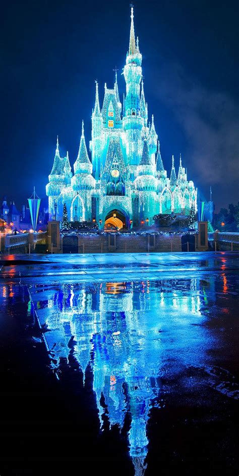 Disney World Castle At Night Wallpaper